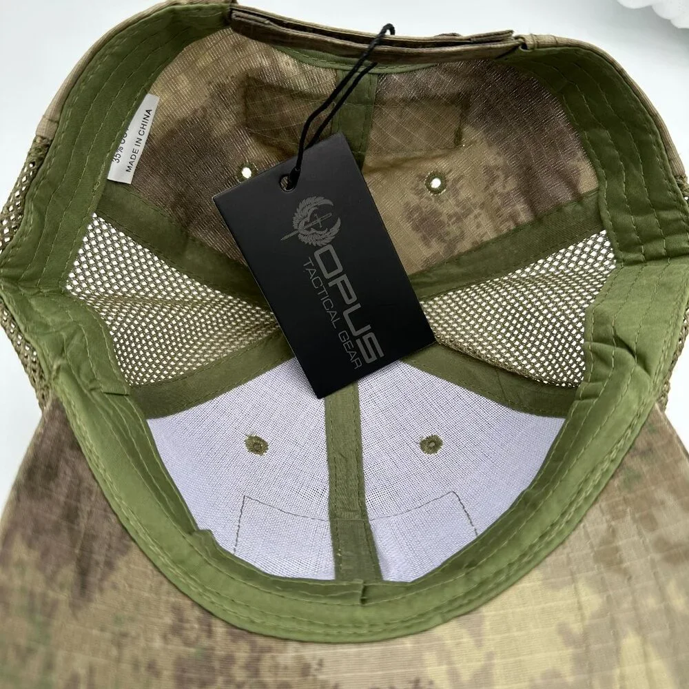Opus Tactical Meshback Adjustable‎ Operator Cap, OSFM, A-TACS AU Camo/Olive